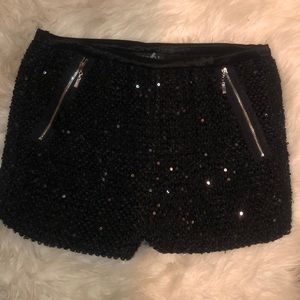 Sequin shorts